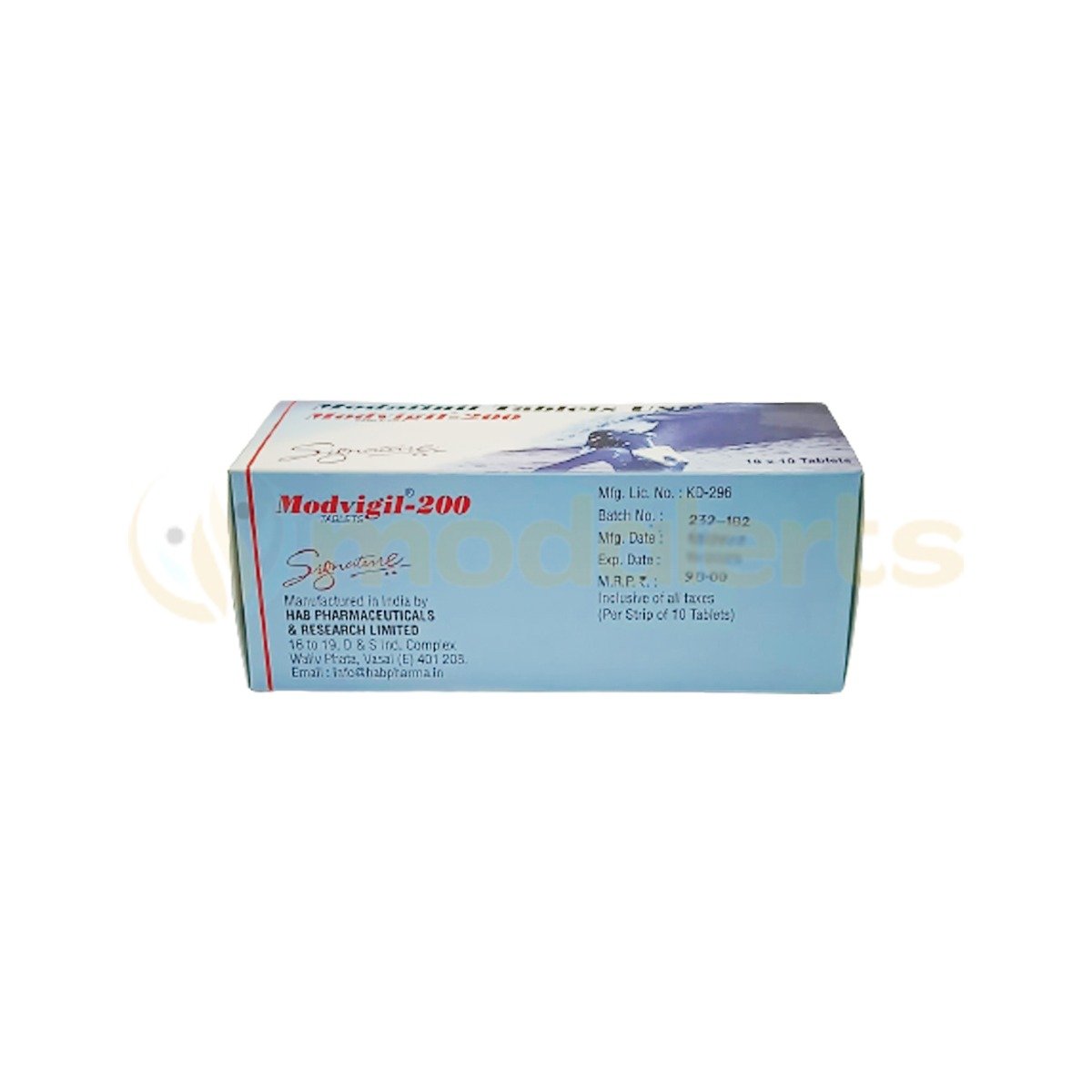 Modvigil 200mg by HAB Pharma | modalerts.store