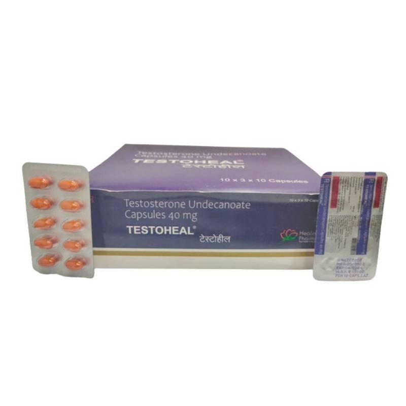 Buy Testoheal 40mg Capsules - Boost Testosterone & Men's Health